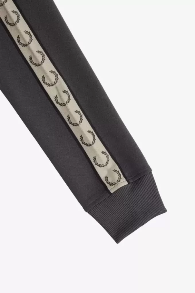 Kontrastbandade träningsjackor för män