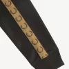 Kontrastbandade träningsjackor för män