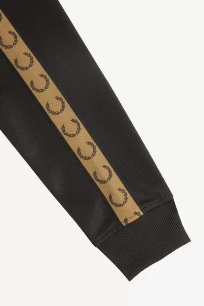 Kontrastbandade träningsjackor för män