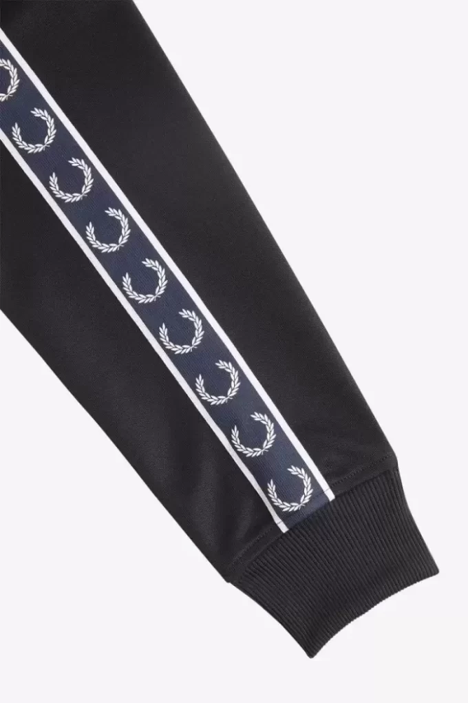 Kontrastbandade träningsjackor för män
