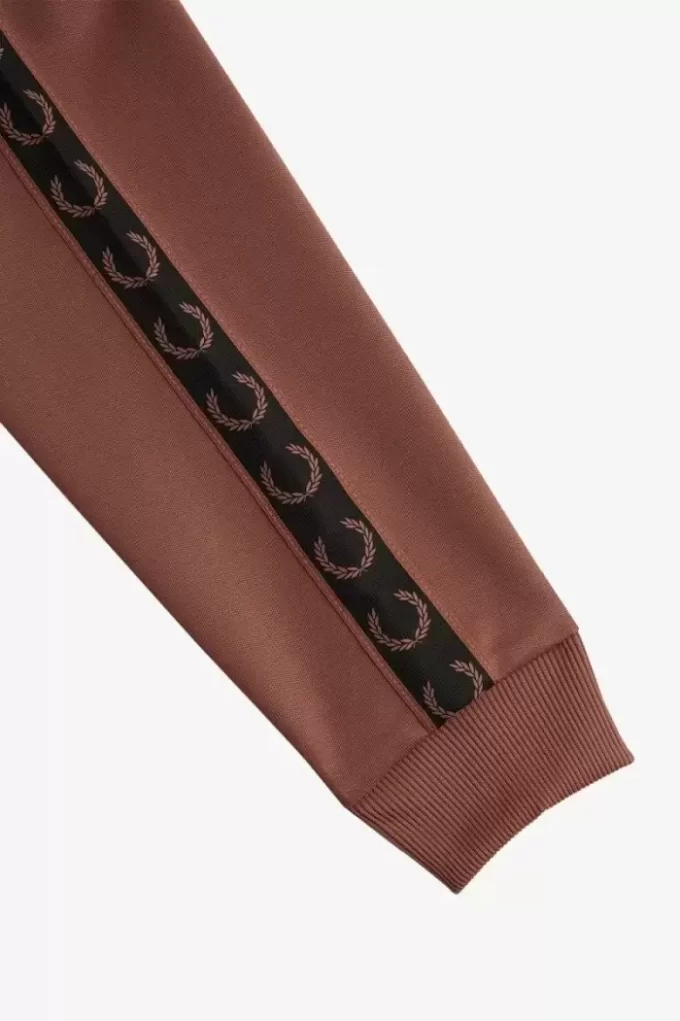 Kontrastbandade träningsjackor för män