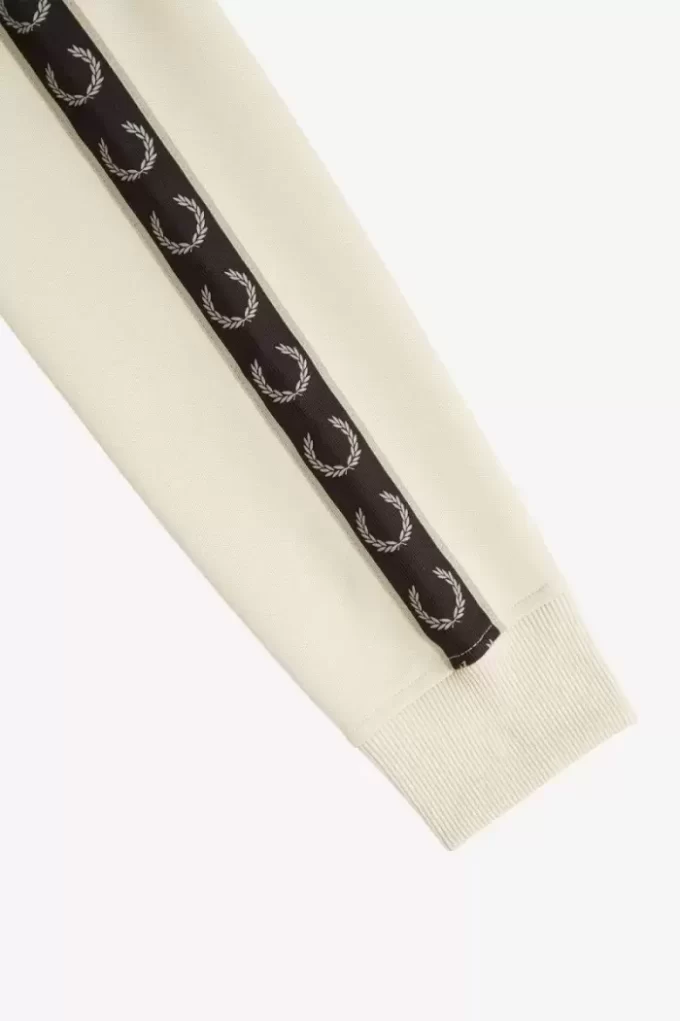 Kontrastbandade träningsjackor för män