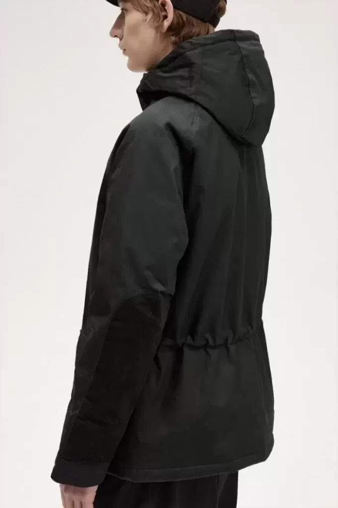 Kort snorkelparkas för män Kort snorkelparkas för män