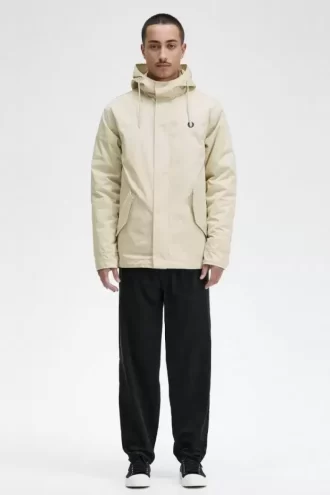 Kort vadderad herrparkas