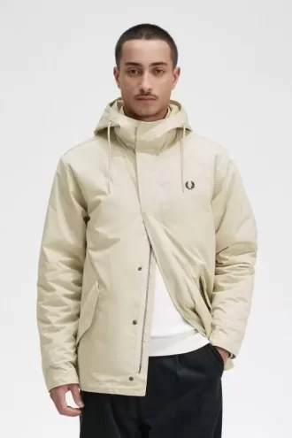 Kort vadderad herrparkas