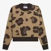 Leopardtröja för kvinnor Leopardtröja för kvinnor