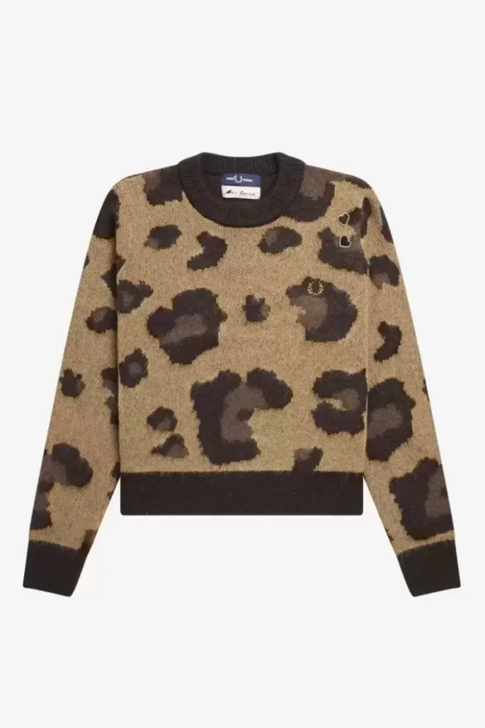 Leopardtröja för kvinnor Leopardtröja för kvinnor