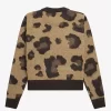 Leopardtröja för kvinnor Leopardtröja för kvinnor