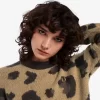 Leopardtröja för kvinnor Leopardtröja för kvinnor