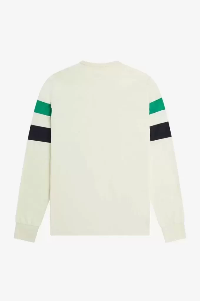 Långärmad herr-T-shirt med paneler Långärmad herr-T-shirt med paneler