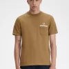 Loopback Jersey Pocket Herr T-shirt