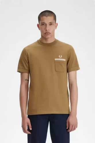 Loopback Jersey Pocket Herr T-shirt