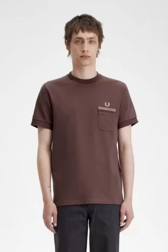 Loopback Jersey Pocket Herr T-shirt