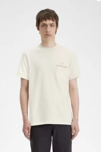 Loopback Jersey Pocket Herr T-shirt
