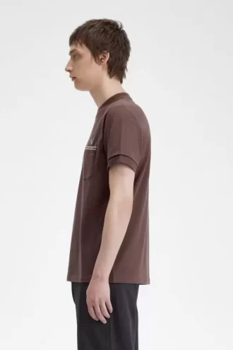 Loopback Jersey Pocket Herr T-shirt