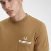 Loopback Jersey Pocket Herr T-shirt
