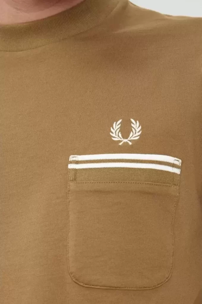 Loopback Jersey Pocket Herr T-shirt
