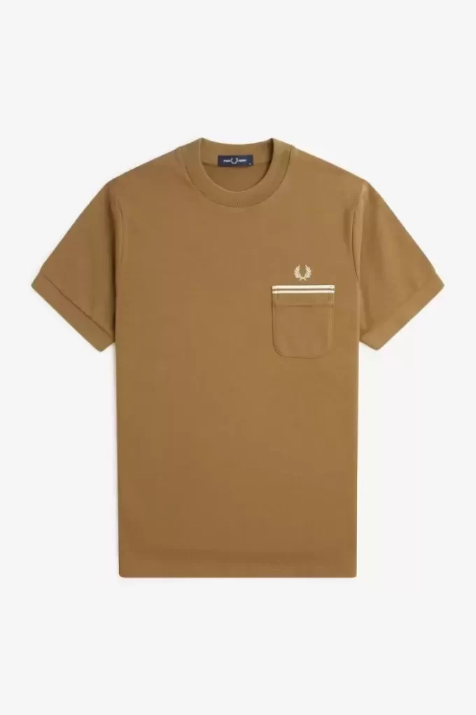 Loopback Jersey Pocket Herr T-shirt