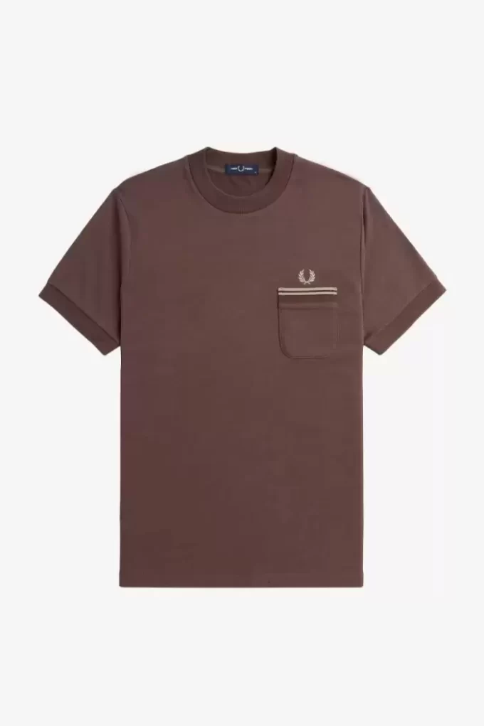 Loopback Jersey Pocket Herr T-shirt