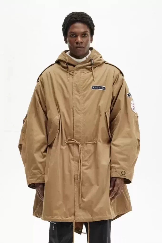 Mönstrad herrparkas Mönstrad herrparkas