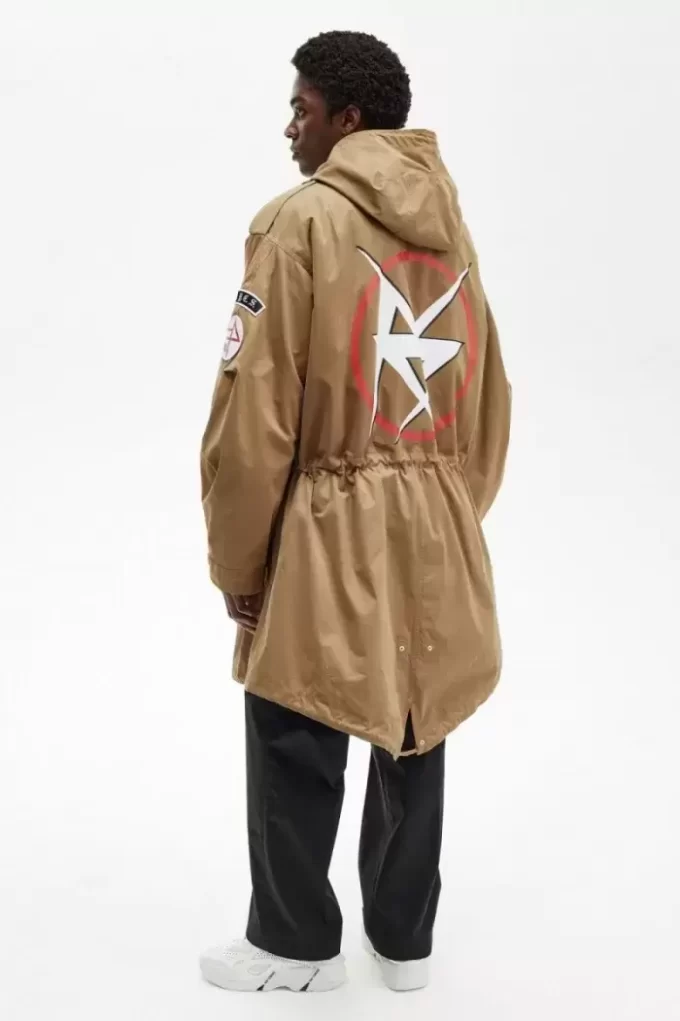 Mönstrad herrparkas Mönstrad herrparkas
