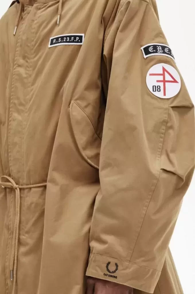 Mönstrad herrparkas Mönstrad herrparkas