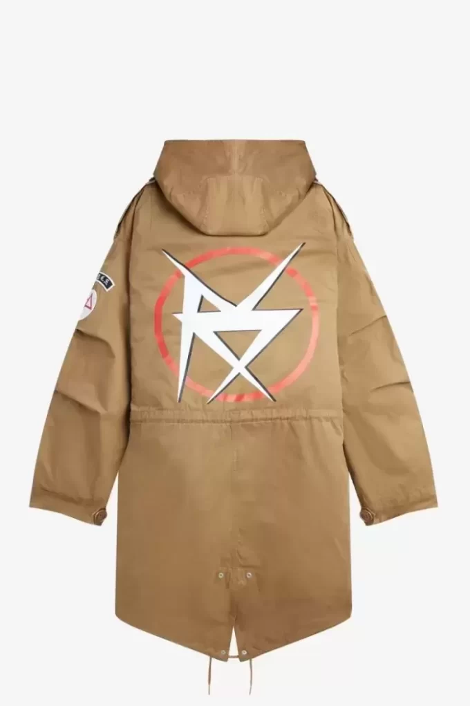 Mönstrad herrparkas Mönstrad herrparkas