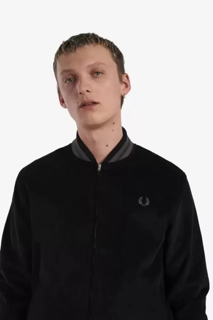 Needlecord Tennis Bomber Herrjackor Needlecord Tennis Bomber Herrjackor