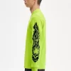 Noongoons långärmad pikétröja med grafisk design för män Noongoons långärmad pikétröja med grafisk design för män