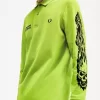 Noongoons långärmad pikétröja med grafisk design för män Noongoons långärmad pikétröja med grafisk design för män