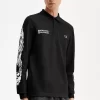 Noongoons långärmad pikétröja med grafisk design för män Noongoons långärmad pikétröja med grafisk design för män