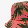 Palm Print Bucket Hattar för Dam