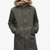 Parka med dragkedja och foder för män Parka med dragkedja och foder för män