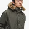 Parka med dragkedja och foder för män Parka med dragkedja och foder för män