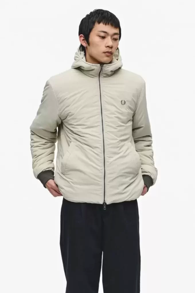 Parka med dragkedja och foder för män Parka med dragkedja och foder för män