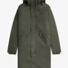 Parka med dragkedja och foder för män Parka med dragkedja och foder för män