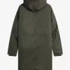 Parka med dragkedja och foder för män Parka med dragkedja och foder för män