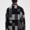 Pixel Borg fleece herrtröjor
