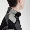 Pixel Borg fleece herrtröjor