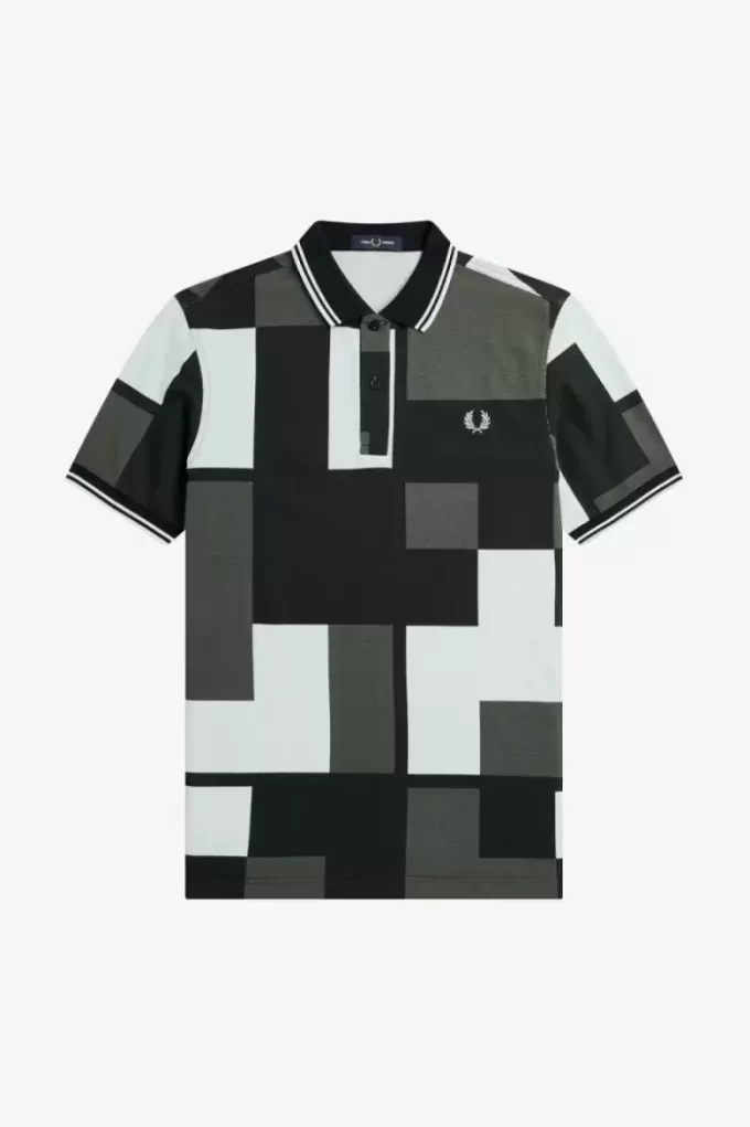 Pixel Print Herrskjorta