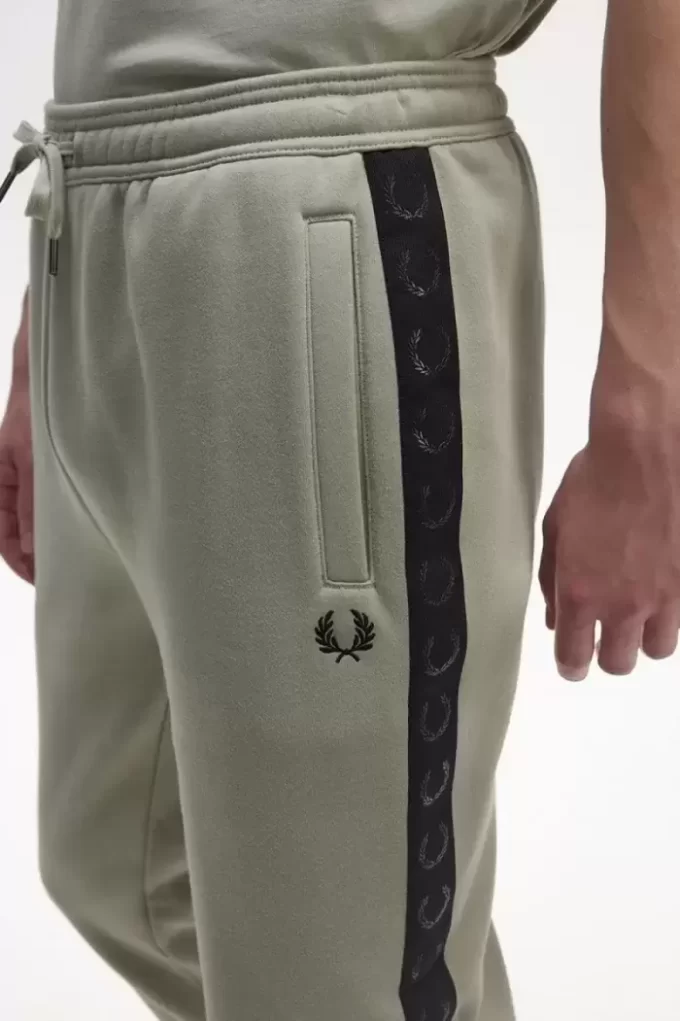 Präglade tejpade sweatpants för män Präglade tejpade sweatpants för män