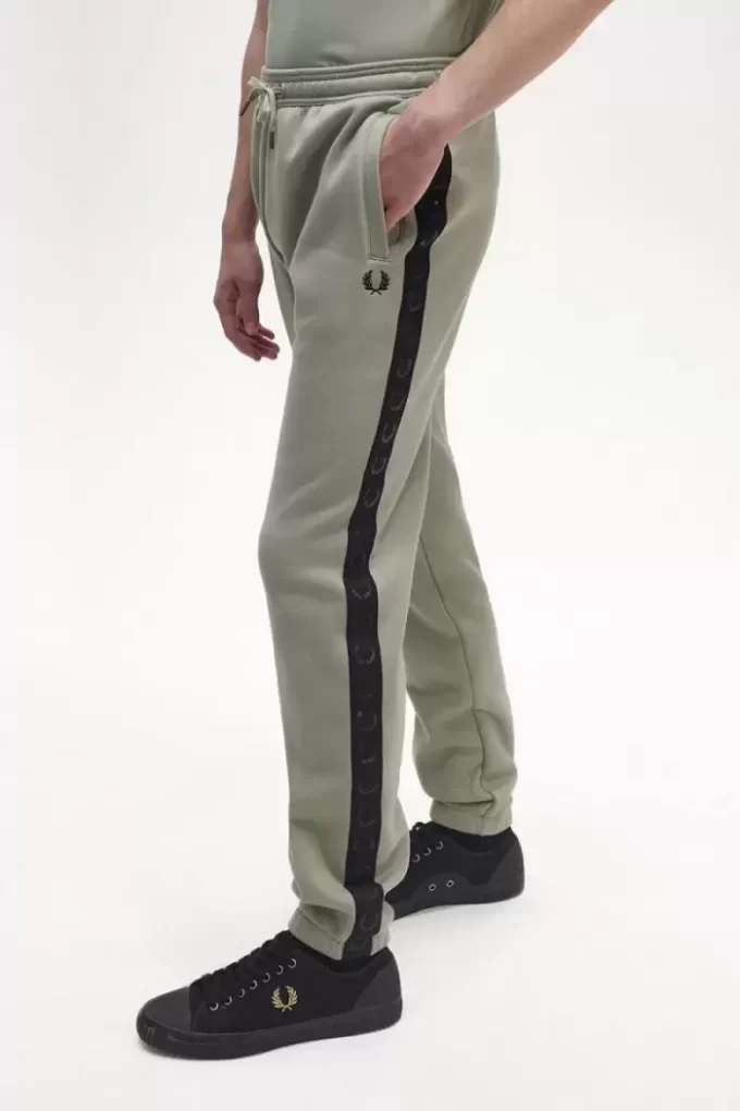 Präglade tejpade sweatpants för män Präglade tejpade sweatpants för män