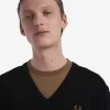 Randig lammullströja för män Randig lammullströja för män