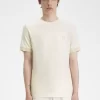 Randig manschett-t-shirt för män Randig manschett-t-shirt för män