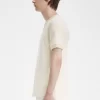 Randig manschett-t-shirt för män Randig manschett-t-shirt för män