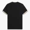 Randig manschett-t-shirt för män Randig manschett-t-shirt för män