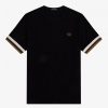 Randiga Piqué-t-shirts med manschett Randiga Piqué-t-shirts med manschett