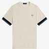 Randiga Piqué-t-shirts med manschett Randiga Piqué-t-shirts med manschett