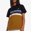 Randiga t-shirts med paneler Randiga t-shirts med paneler