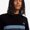 Randiga t-shirts med paneler Randiga t-shirts med paneler